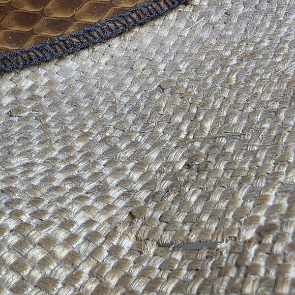 Vintage Stetson Roadrunner Bryantcote Straw Cowboy Hat Size 7 Read - Picture 9 of 13